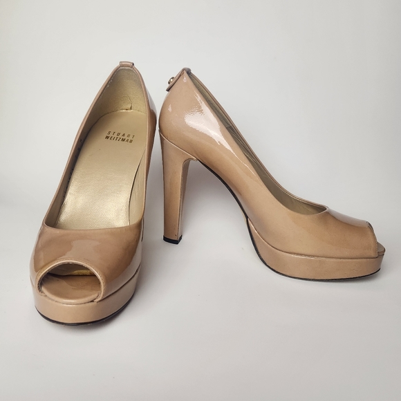 Stuart Weizman Peep Toe Heels - Picture 2 of 8
